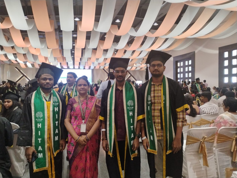 Graduation Ceremony with Students